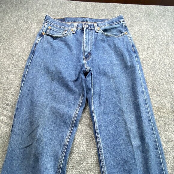 Levis 550 Jeans Mens 34x34 Blue Relax Fit Straight Workwear Demin Causal - Picture 2 of 15